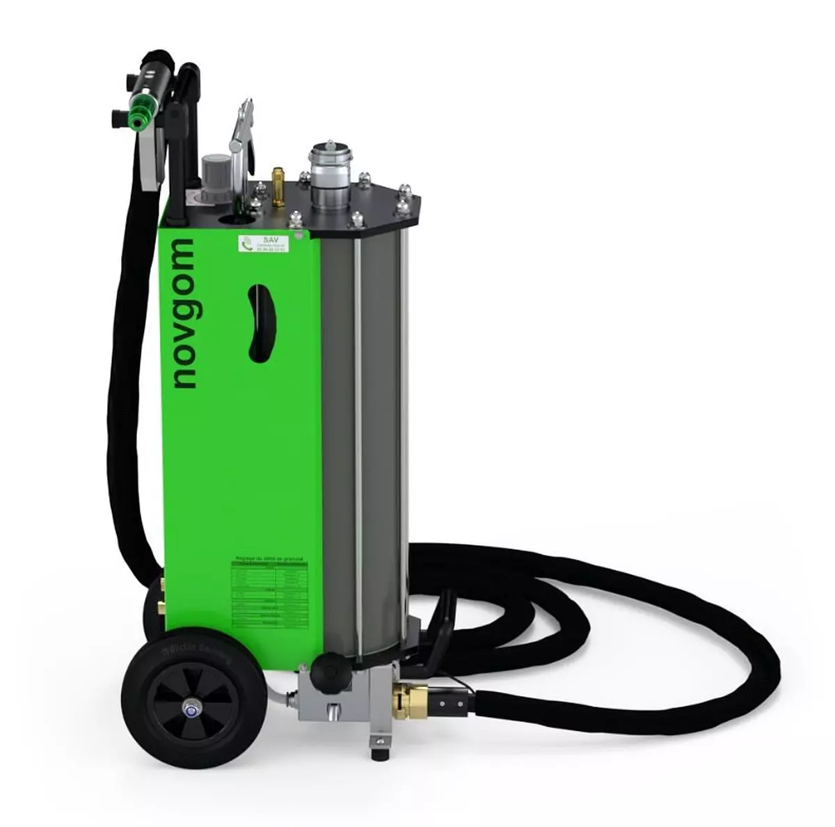 aerogommeuse novgom17 pour sabler le bois et le métal.