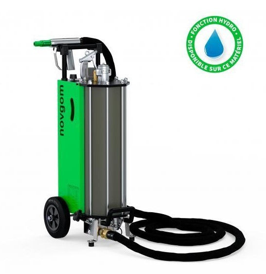 aerogommeuse de 17 litres-pour la location-avec faisceau de sablage-modele novgom17 de la marque Aeronov