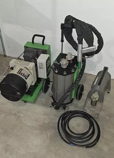 aerogommeuse avec compresseur electrique et épurateur air