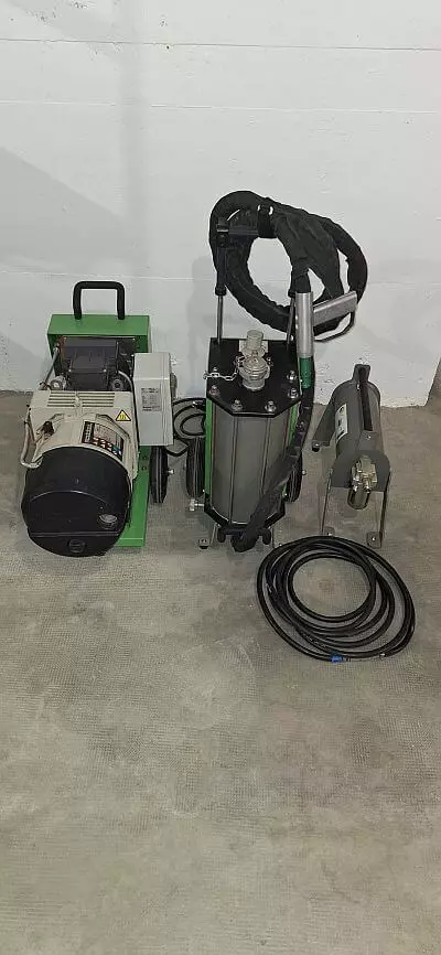 aerogommeuse avec épurateur air et compresseur