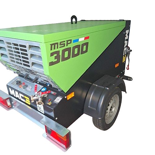 compresseur mobile et une sableuse bois pour sablage d un chalet