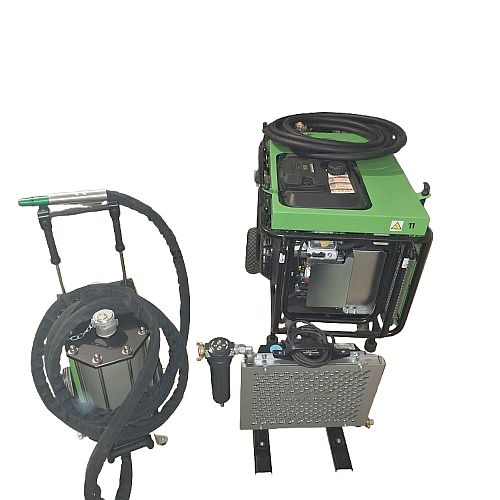 sableuse 11 litres avec compresseur mobile de chantier