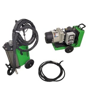 aerogommeuse avec compresseur electrique et tuyau air comprime