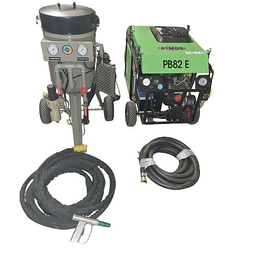 aerogommeuse portative 40 litres et compresseur