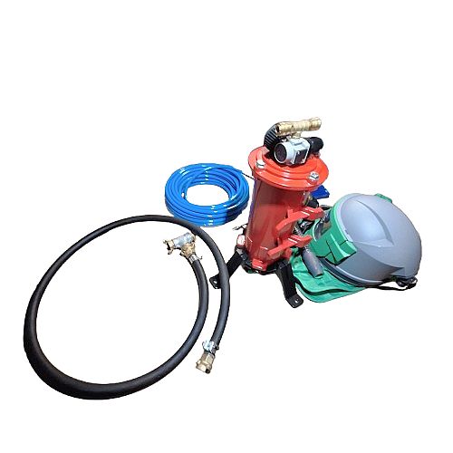 Casque de sablage ventilé Nova 3 - kit complet avec visières de remplacement flexibles air et filtre air – Image 2