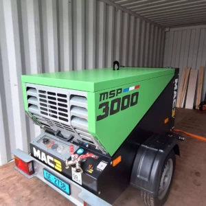 compresseur de chantier mobile de 2900L/min avec assécheur air