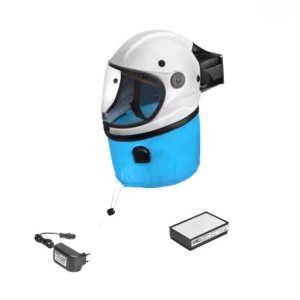 Casque kaio e ta p3 pour le sablage avec visière panoramique grand angle