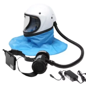 casque sablage ventilé kaio T8 avec visière panoramique grand angle.